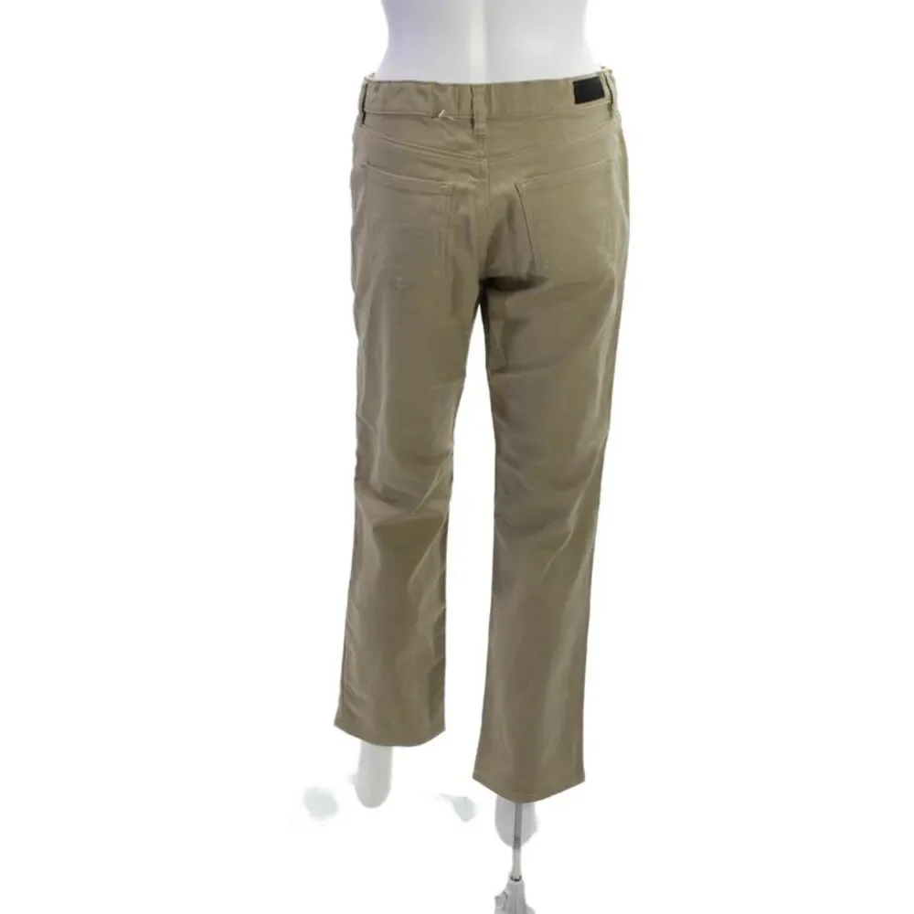 DL 1961 Boys Button Closure Straight Leg Casual Pants Beige Size 16